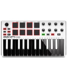 AKAI MPK Mini MK2 MIDI KEYBOARDS WHITE Special Edition 白色特別版